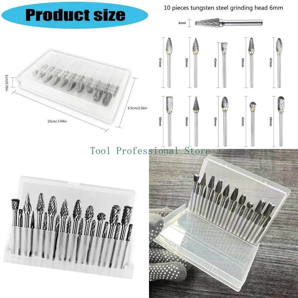 

57qf точные ротационные заусеницы шлифовальные головки для лечения полировки тонкая детализация