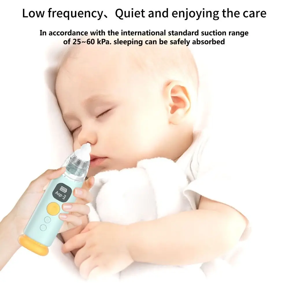 Nasensauger mit Saugleistung und 9. Gang, einziehbare Saugleistung, 8 Lieder, elektrischer Nasensauger, langlebig, geräuscharm