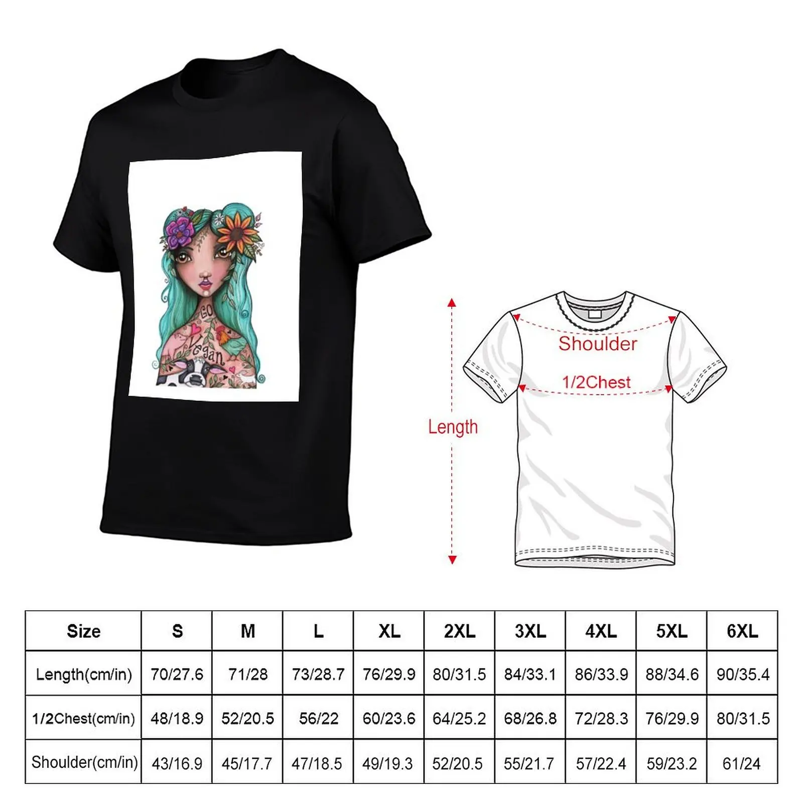 The Vegan Goddess T-Shirt Stain Resistant Casual Tee