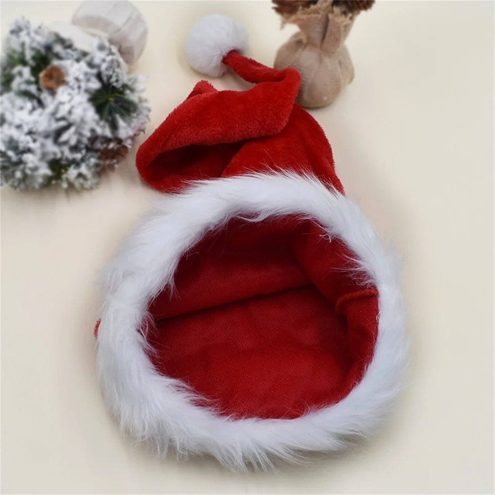 Superlange 150 cm kerstmuts voor volwassenen, kinderen Rode kerstmutsen Unisex benodigdheden Pluizig pluche fluweel Lange kerstvakantie feesthoeden