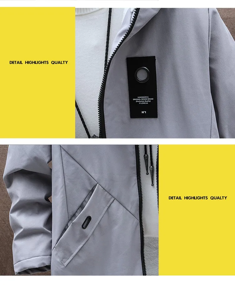 2024 Men's Classic Fashion Trend Long Windbreaker Spring Autumn Men Casual Loose Large Size High-quality Hooded Coat 6 Se2a2b6637bbc4324ac4ab0ba6b238f51w