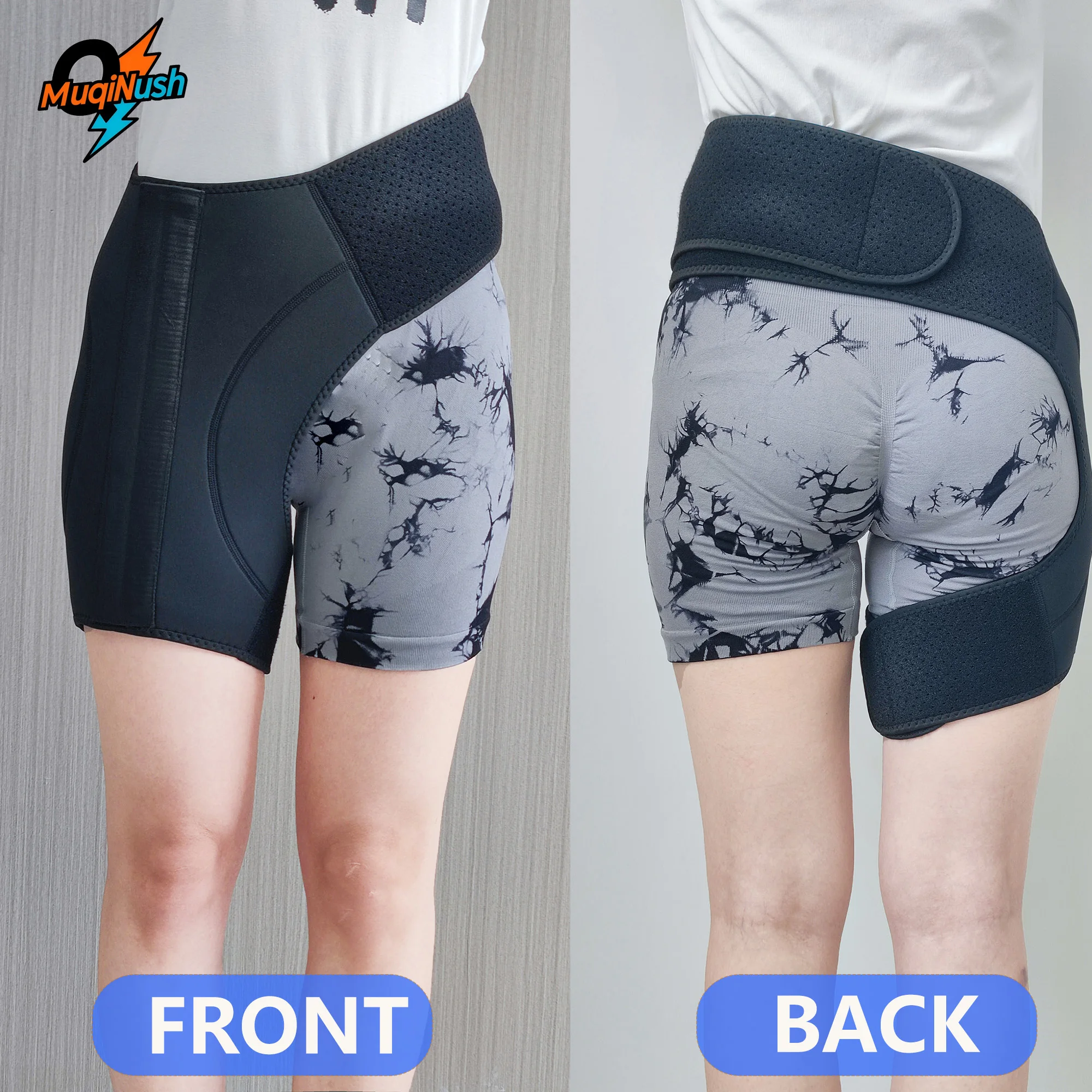 

MuqiNush Inguinal Protection Strap Sciatica Support Package Compression Sleeve for Leg Muscles for Exercising Hip Flexor