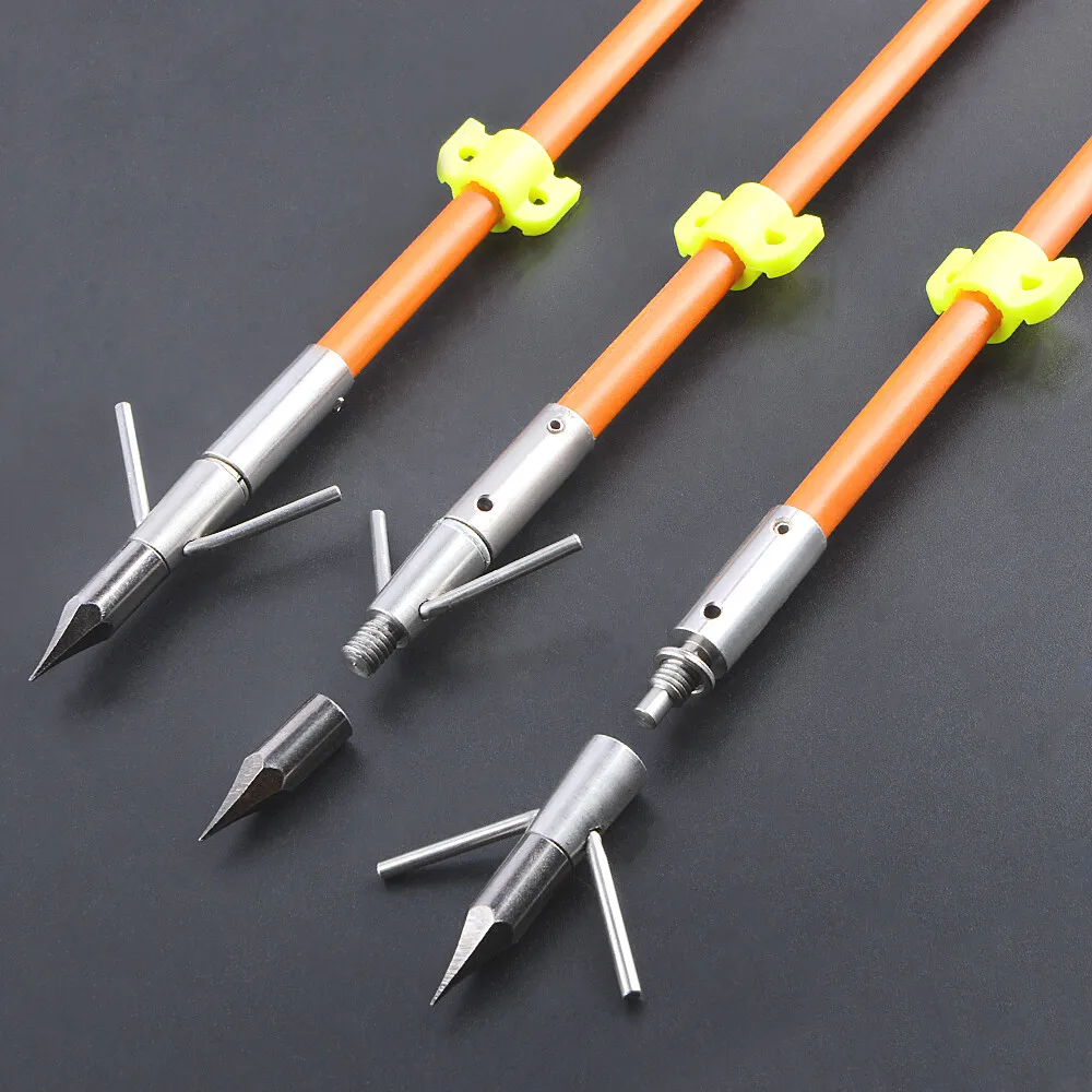 12 قطعة الرماية Bowfishing السهام الصلبة الألياف الزجاجية 30 "السهم رمح OD 8 مللي متر قوس الصيد الصيد الرماية في الهواء الطلق إكسسوارات رياضية #2
