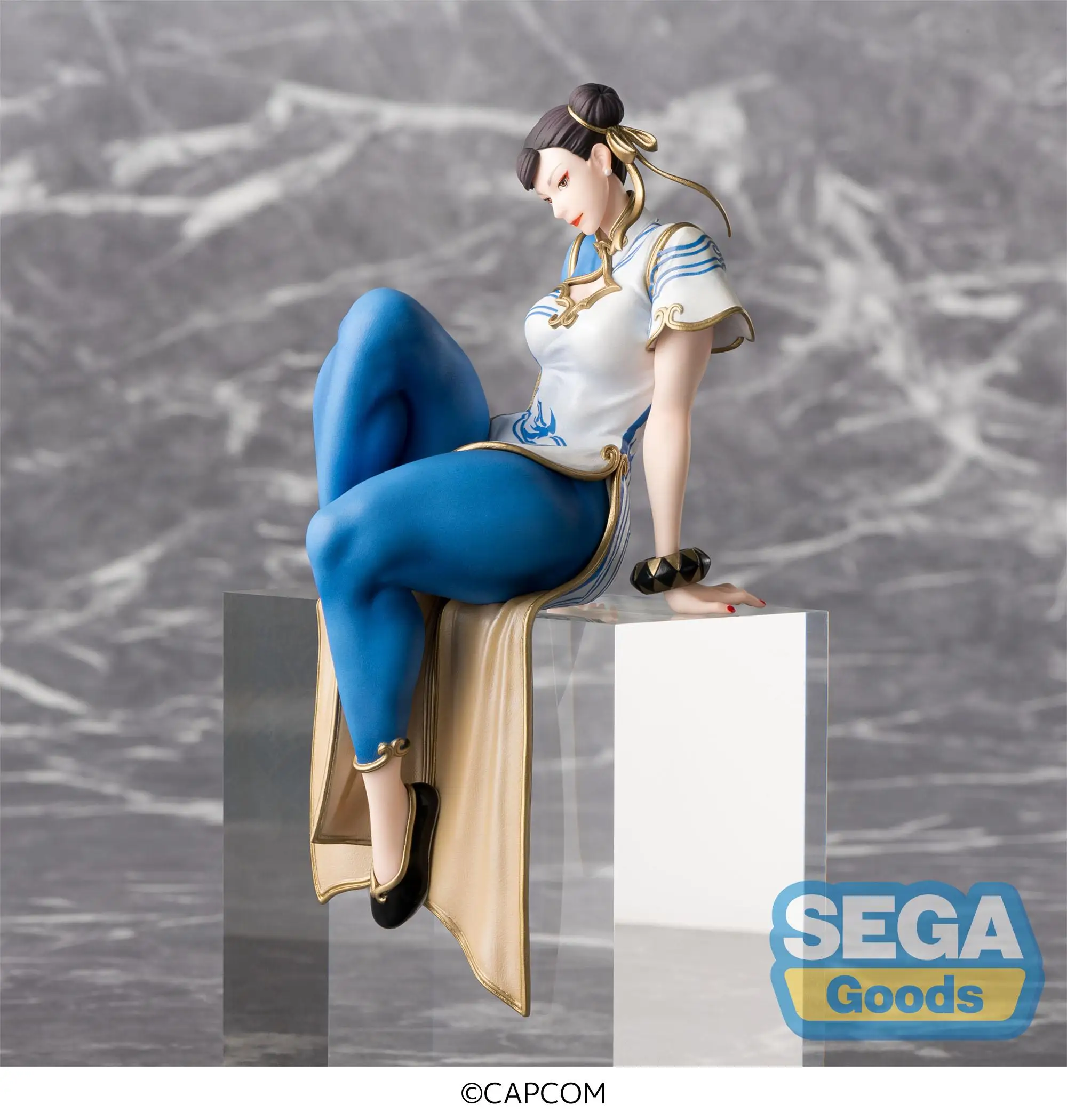 Oryginalna figurka anime Chun Li z SEGA Street Fighter 6, figurka akcji, zabawka, model PVC na prezent urodzinowy