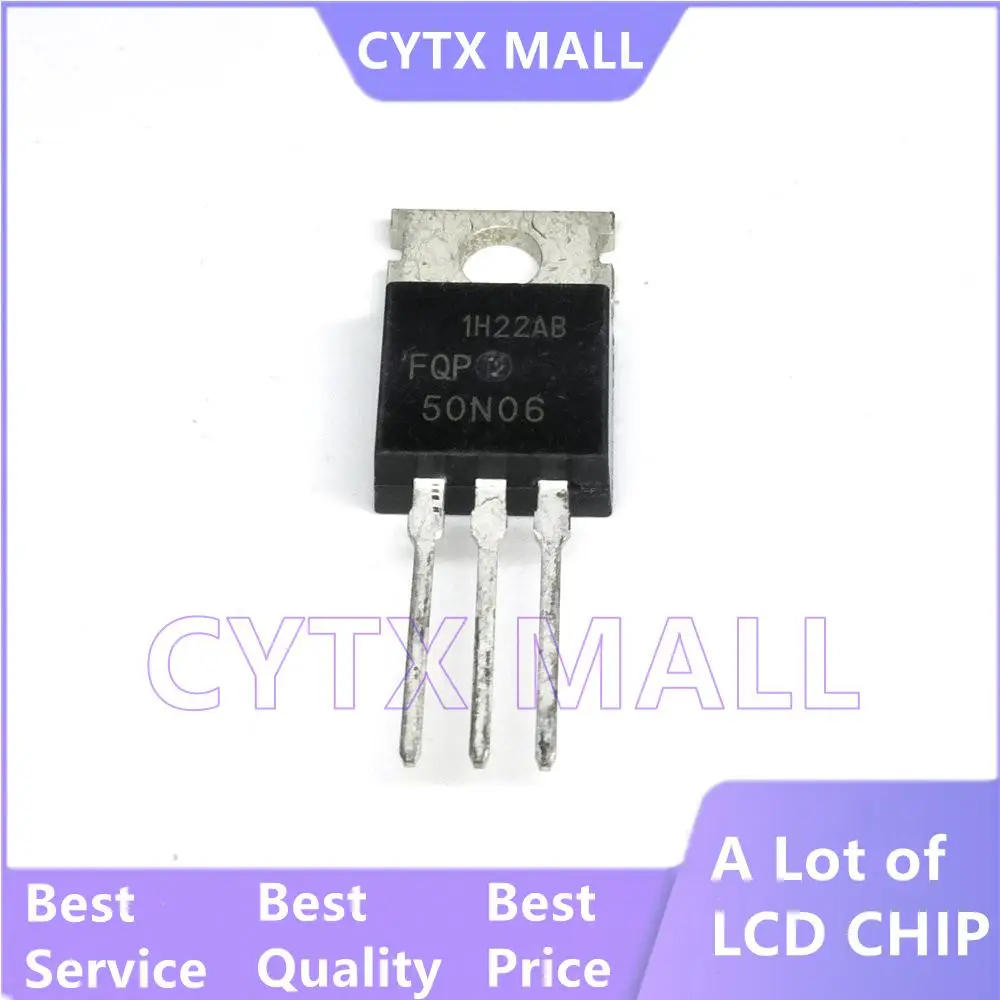 New_original 10PCS/lot  FQP50N06 TO-220 50N06  FQP50N06   FQP5N80  FQP55N10  FQP5N60C