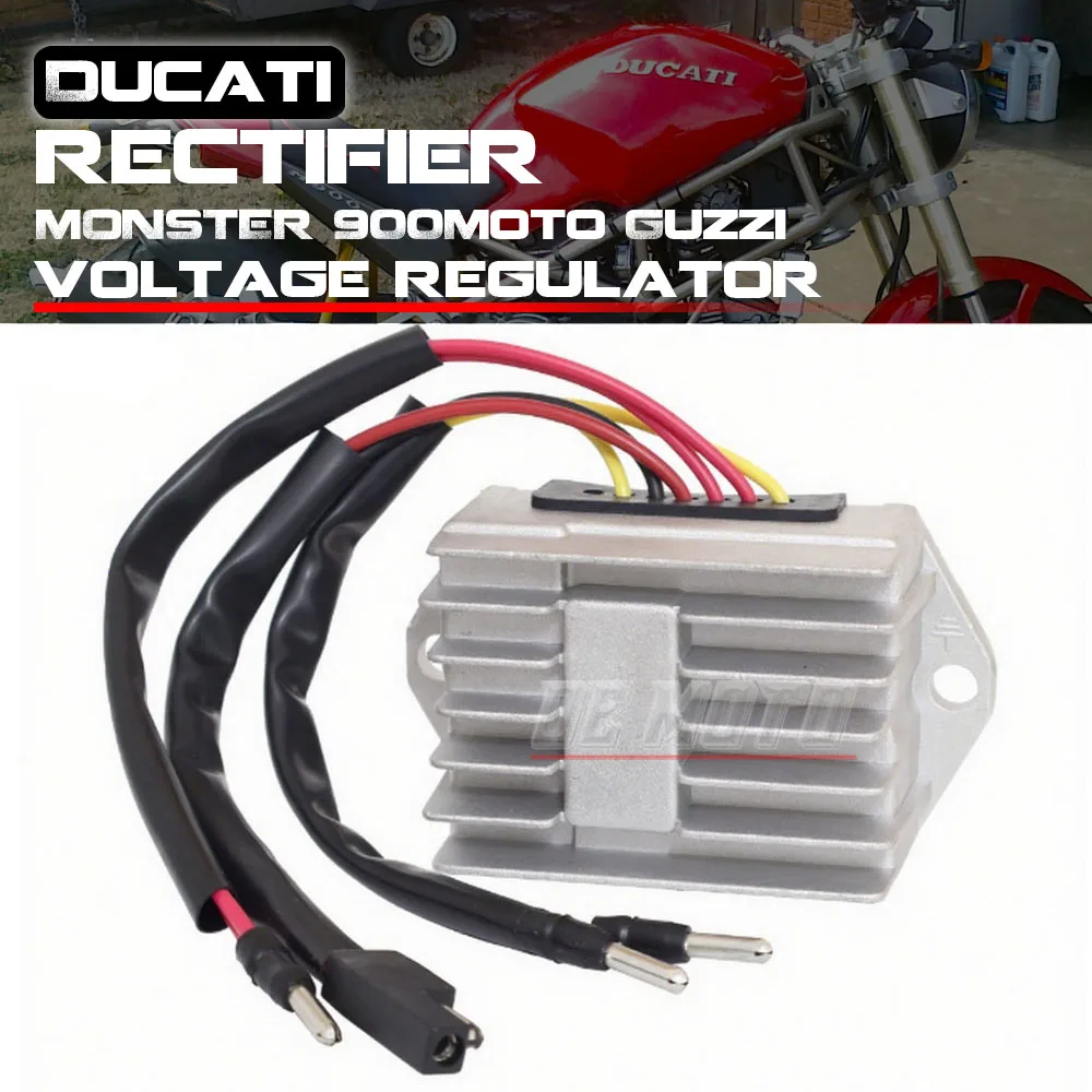 Regulador de voltaje MONSTER 900, rectificador regulador de voltaje para motocicleta Ducati MONSTER 600 MONSTER 400 900 Moto Guzzi