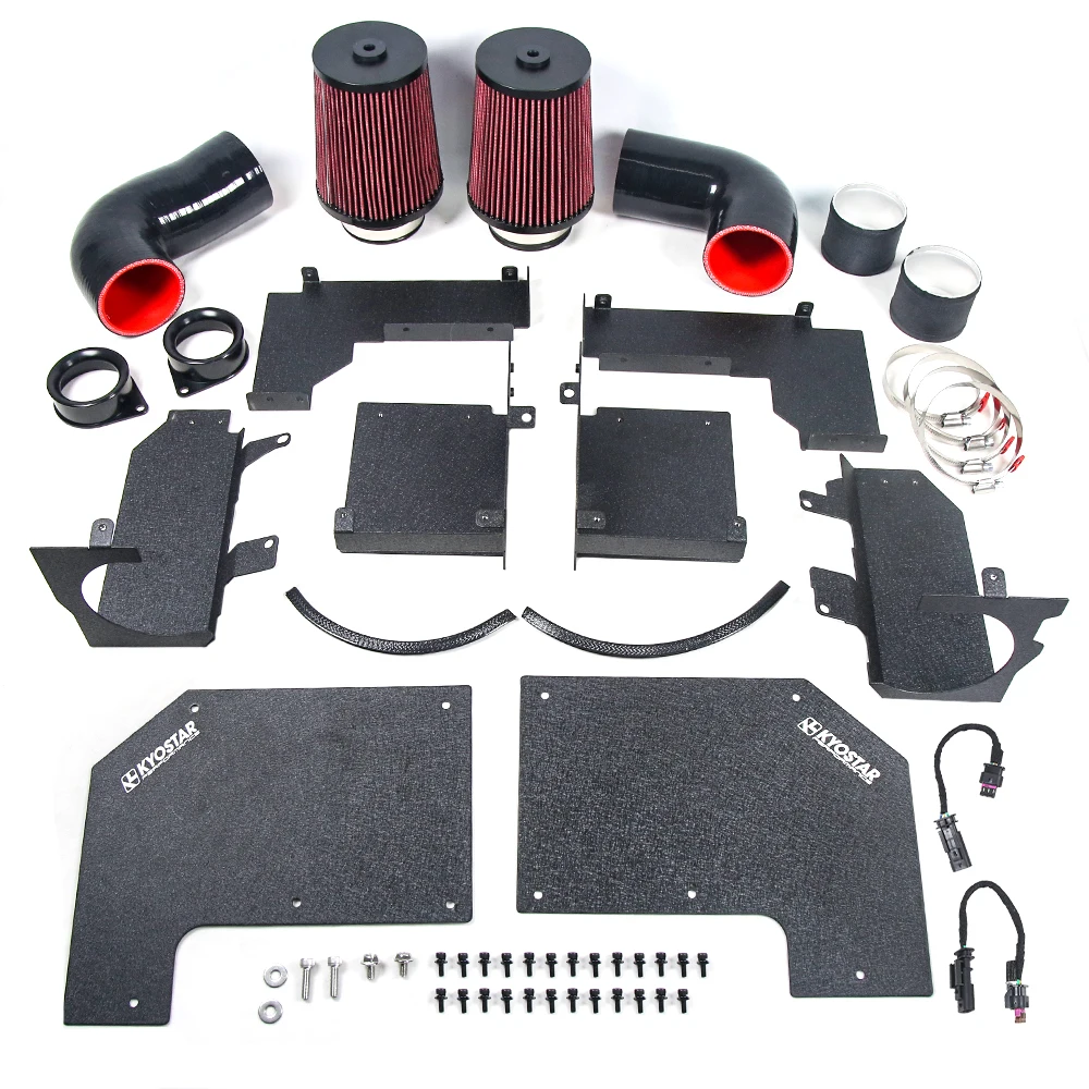 高性能コールドエアインテークキット 新型エアフィルター付き 2012年以降 M276 (V6) エンジン C400 C450 C43AMG GLC43対応