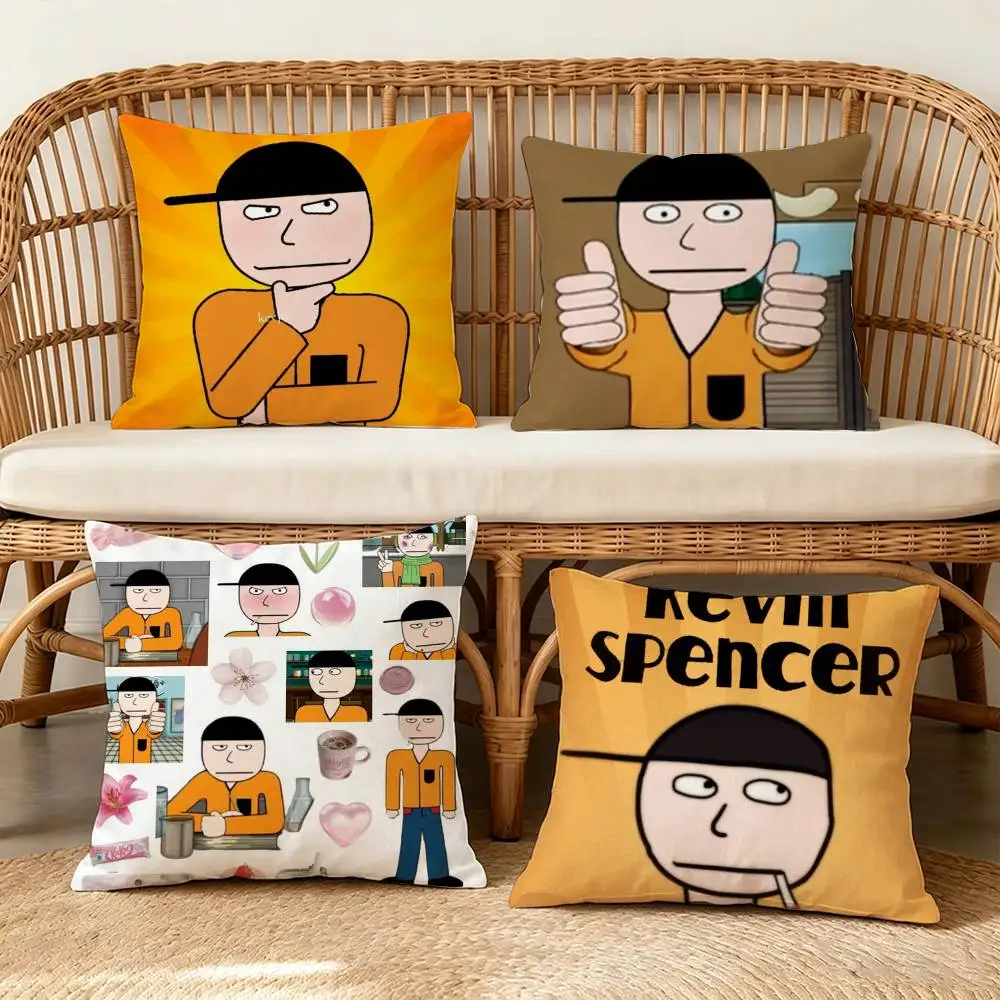 For Kevin Spencer Throw Pillow   Pillowcase toon Gift Cushion Cover Bedroom Home Sofa Chair Seat Decor pillow case