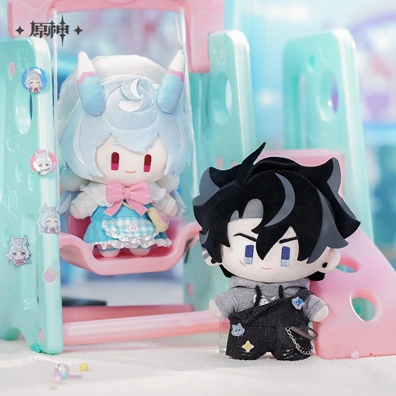 Genshin Impact Official Teyvat Plush Doll MiHoYo Wriothesley Sigewinne Pillow Original Cosplay Ornament Gifts