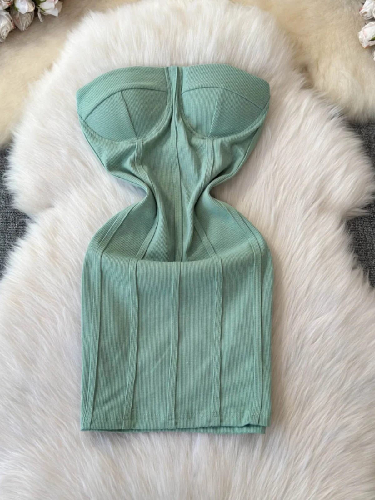 2025 verão quente menina sem costas sem mangas sem alças mini vestido para mulheres sexy fino ajuste bodycon vestido curto na moda clubwear outfit