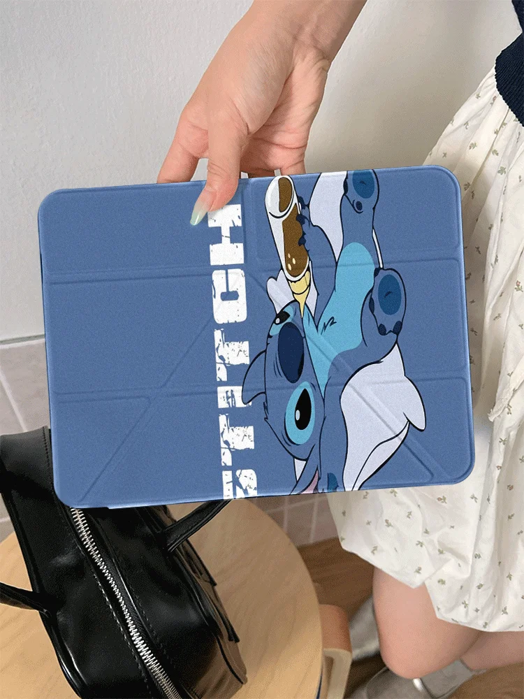

Cute Stitch Tablet Case For Samsung Tab A8 10.5in A9/A11 8.7in S6 Lite 10.4in A9Plus S7/S8/S9/S10/S11 11in with Pen Holder Case