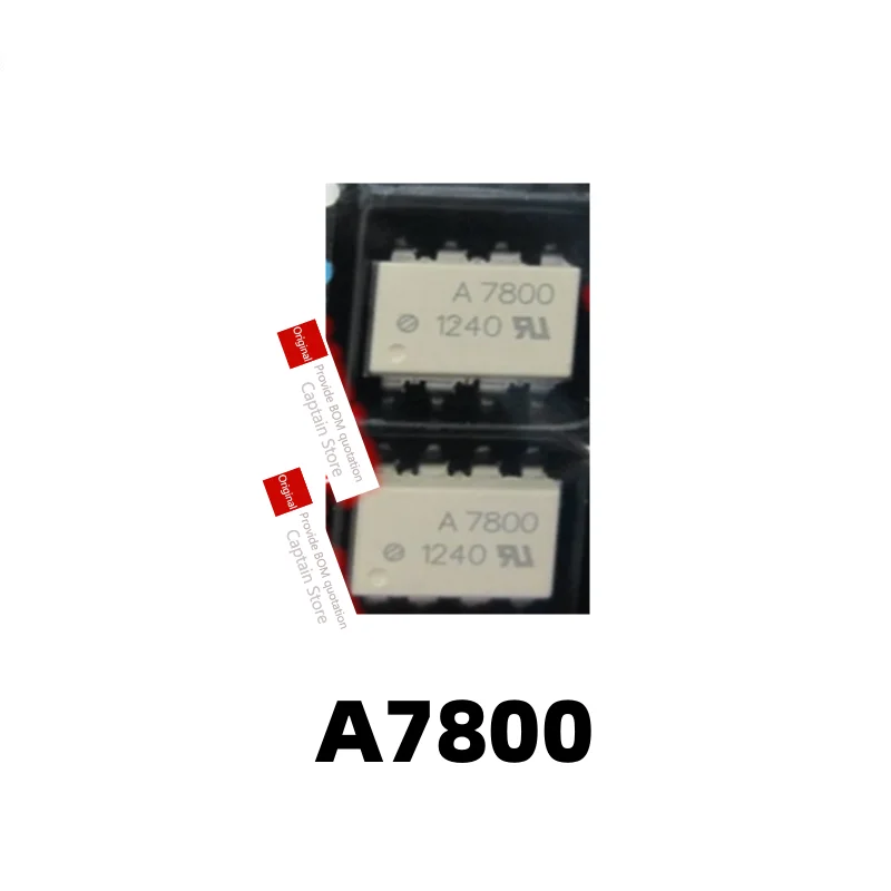 1PCS A7800 A7800A HCPL-7800 HCPL7800 Optocoupler Patch SOP-8