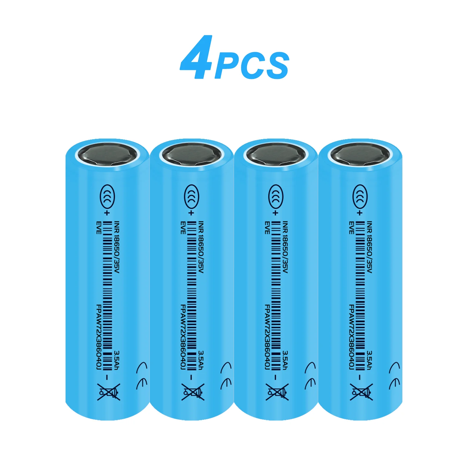 Nieuwe 2025 18650 lithiumbatterij 3500 mAh 3.7 V 10A INR18650 Real Capcity 3500 mAh High Power Zaklamp 18650 Oplaadbare Batterijen