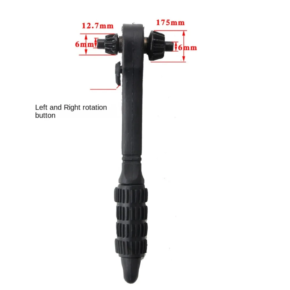 Dual-use Drill Chuck Key For Drill Bit Drill Clamping Tool Ratchet Spanner Ratchet Wrench Universal Wrench Quick Ratchet Wrench