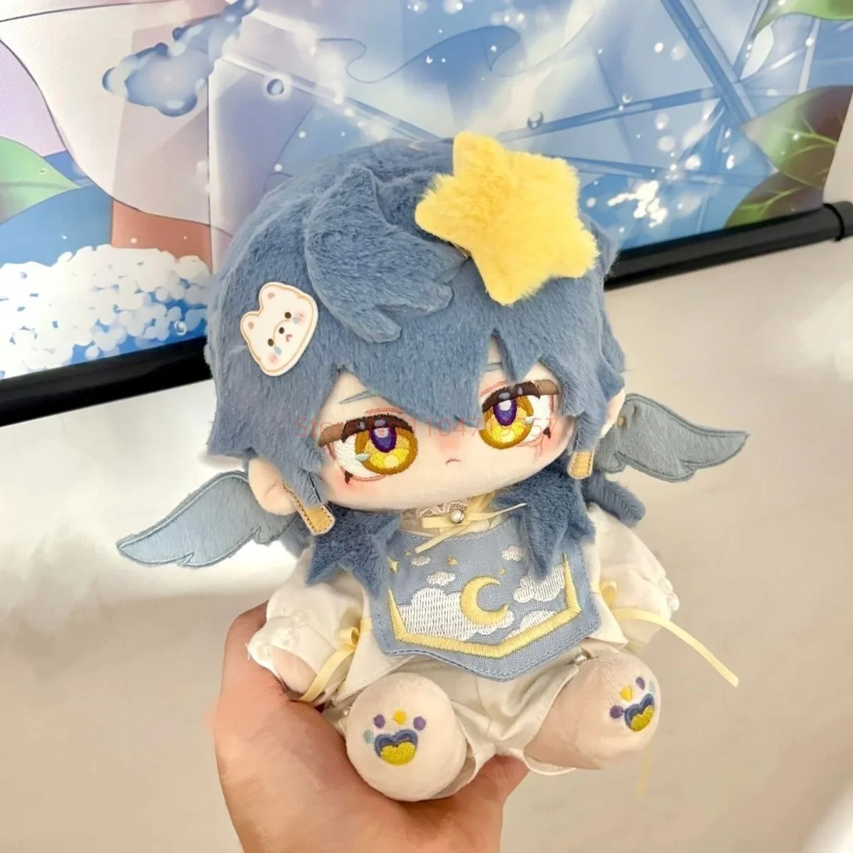 20cm Honkai:Star Rail Plush Sunday Figure Cotton Plush Cosplay Anime Game Peripherial Stuffed Naked Doll Toys Cartoon Fans Gifts