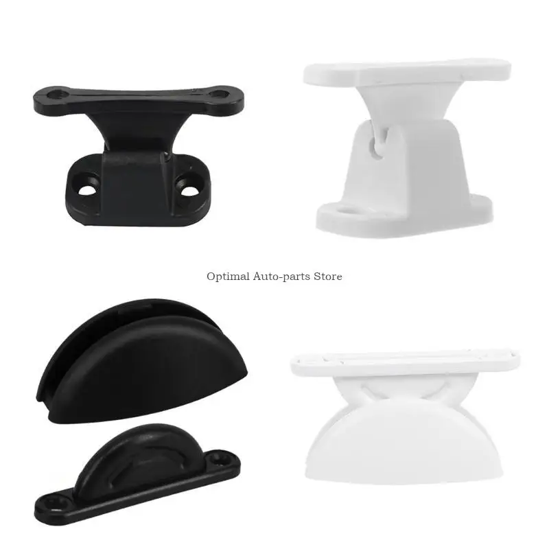 

2Pieces Nylon Door Catches Latches Stoppers For Stable Motorhomes Boat Interiors