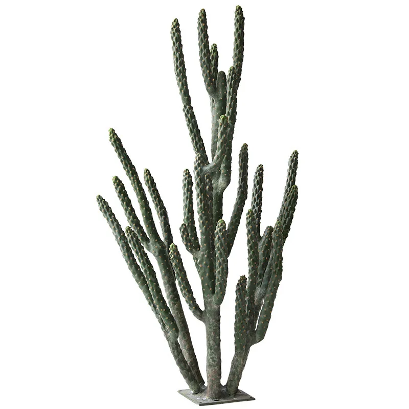 Physical shooting Large simulation fairy column Camping atmosphere Desert landscape Green plants