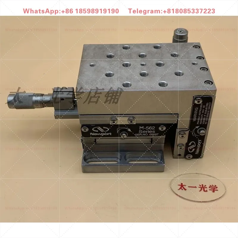 

562 High Precision Fiber Coupled XYZ Three Axis Slide Table Linear Shift Manual Fine Adjustment Platform