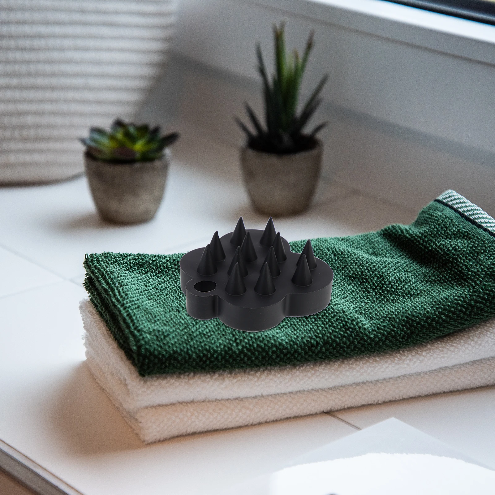 

Эргономичная силиконовая щетка для шампуня, массажер для кожи головы, отшелушивающий аппарат для волос, скруббер для насадки для душа, легкий прочный инструмент для глубокого массажа