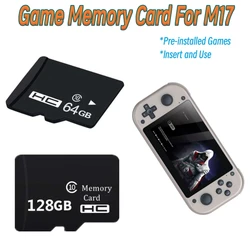 Scheda di gioco da 64GB 128GB per scheda di memoria TF per Console di gioco portatile M17 con sostituzione di riparazione di giochi gratuiti al 30000