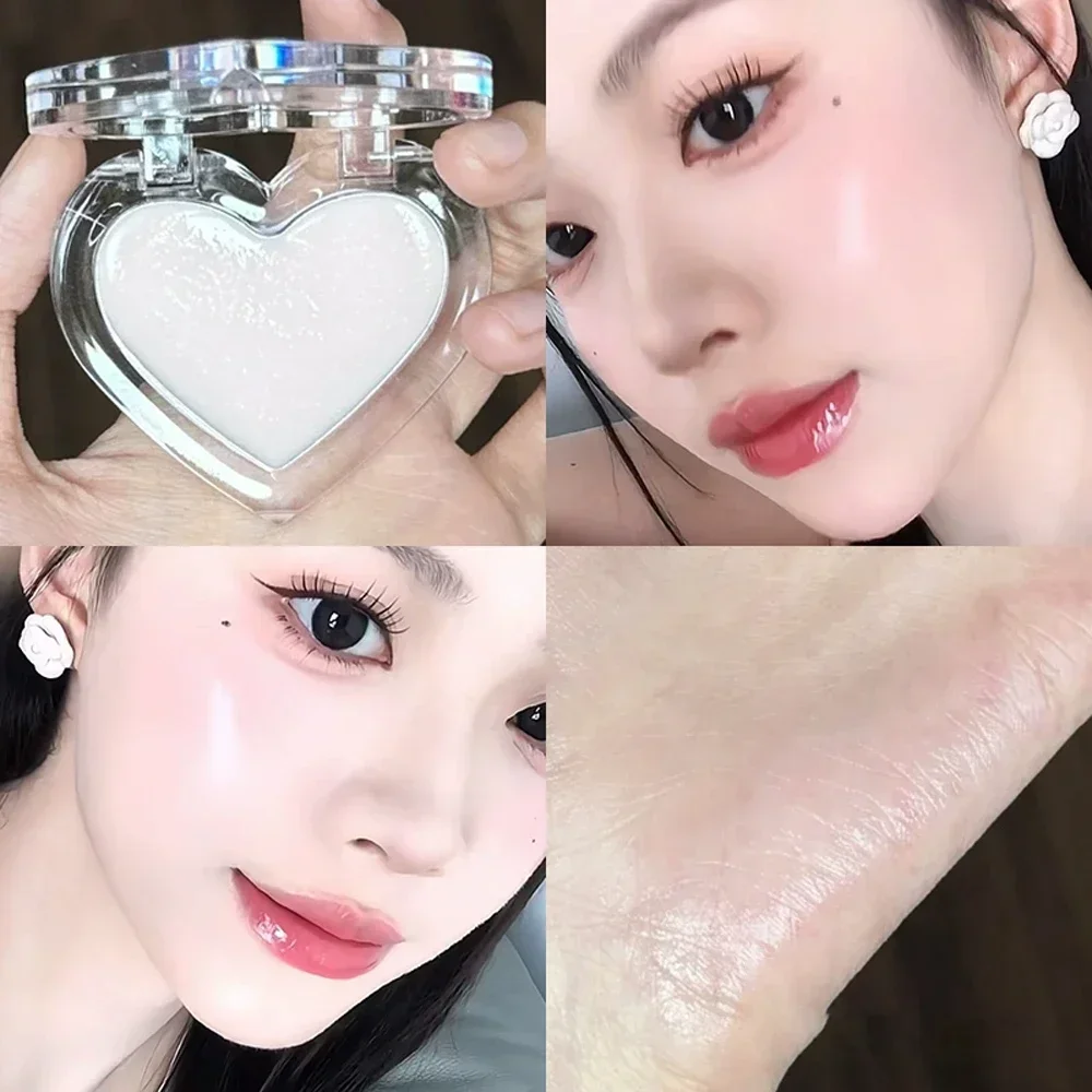 พาเลทท์ไฮไลท์เตอร์สีชมพูพีชเนื้อผงไฮกลอส แต่งหน้าคอนทัวร์หน้าแบบเจลลี่บลัชออน ให้ผิวหน้าเปล่งประกาย กระจ่างใส เปล่งรุ่งริบ