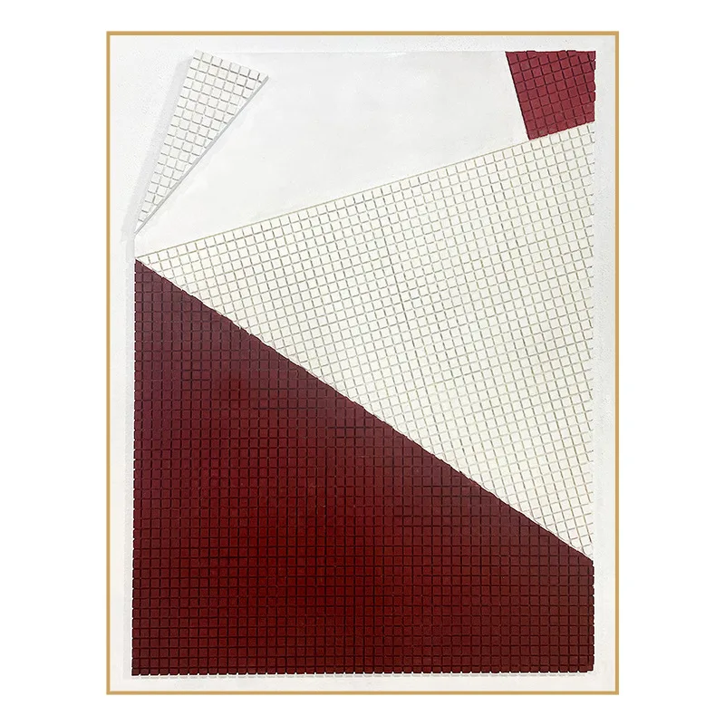 

Light luxury three-dimensional large-scale floor profound painting model room