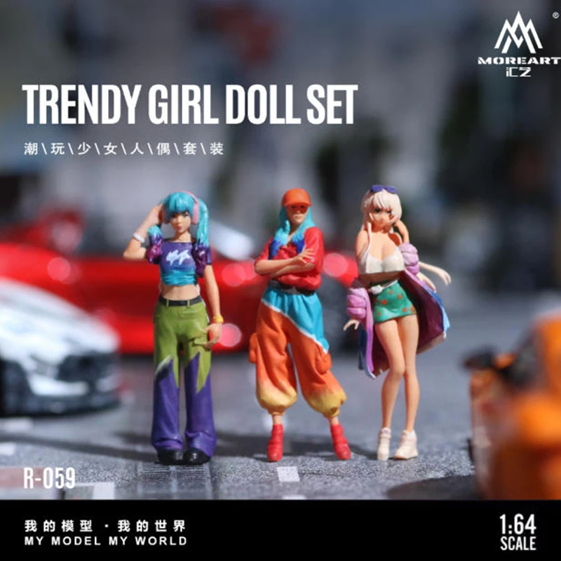 

MoreArt масштаб 1:64 модный набор кукол из смолы для девочек, классический сувенир для взрослых, подарок для хобби и игрушки