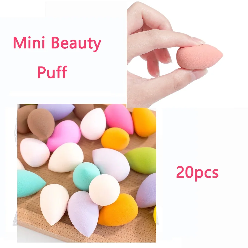 Mini Cosmetic Egg Wet and Dry Dual Use Foam Large Powder Puff Makeup Tools  Makeup Sponge Cushion Foundation Powder Sponge