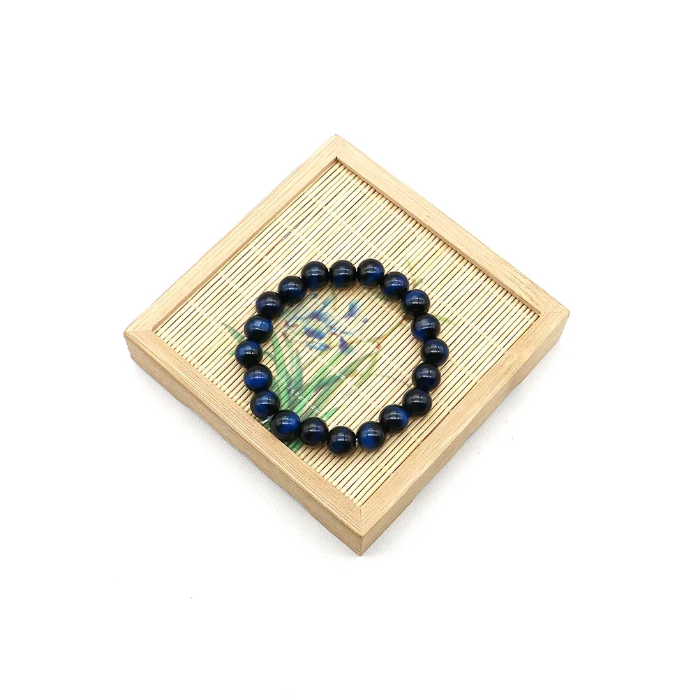 

Fashion Creative Colorful Natural Imitation Tiger Eye Stone Straight-Hole Round Beads Bracelet Jewelry Accessories Decorations