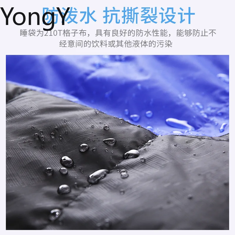 Down sleeping bag envelope machine washable extra thick warm travel sleeping bag