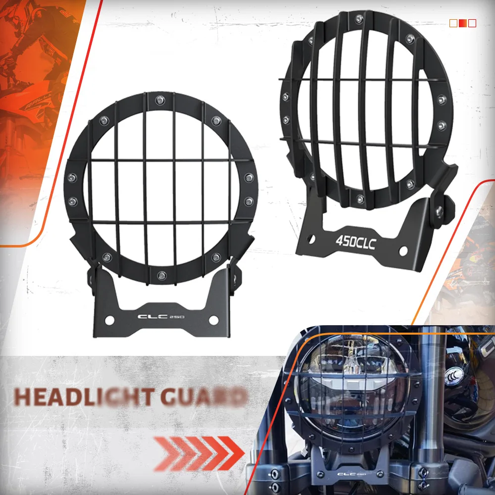 

450CLC FOR CFMOTO CLC 450 Bobber Headlight Grill Guard Protection Cover Protector Motorcycle Accessories 2023 2024 2025 CLC450