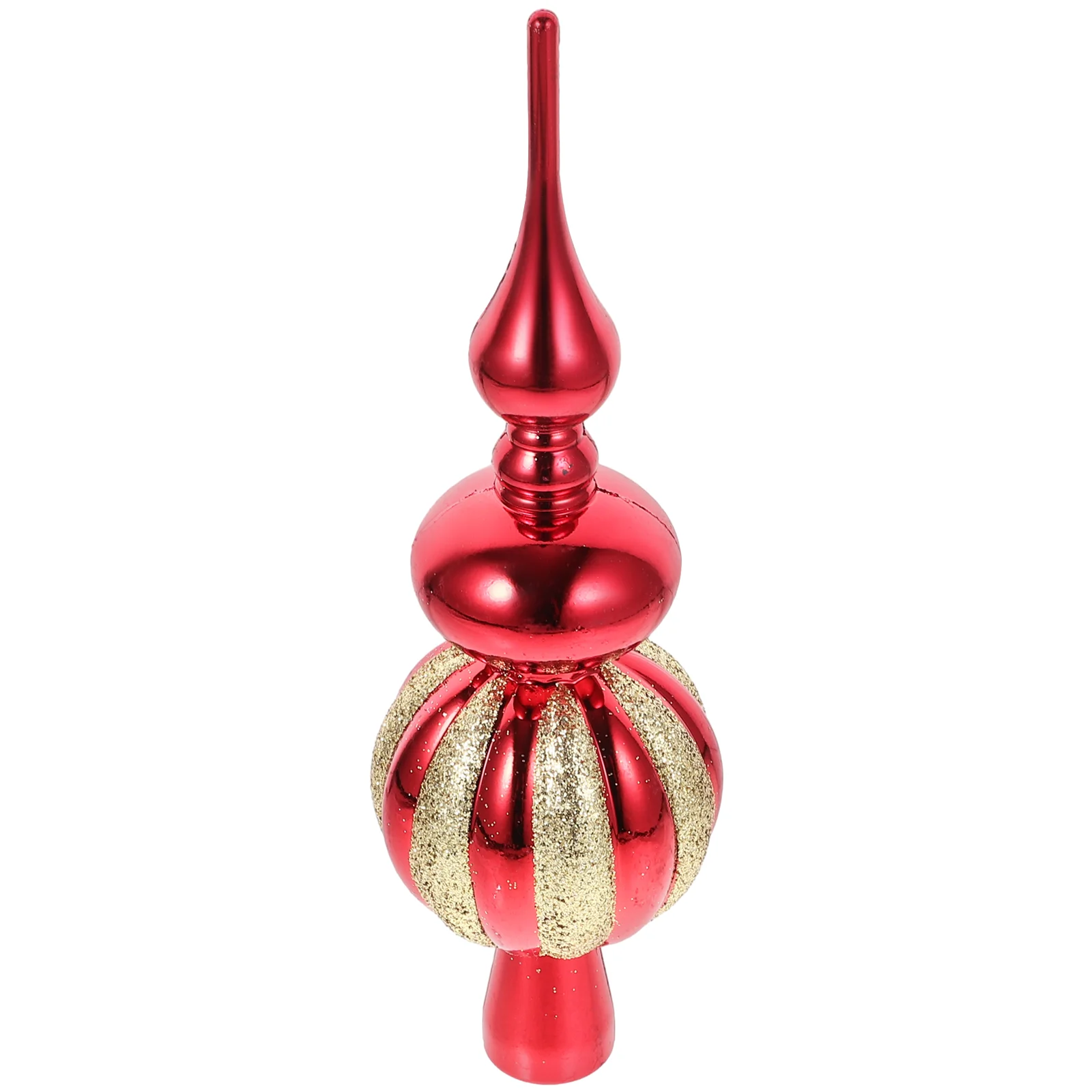 

Christmas Tree Top Star Plastic Electroplated Gourd Decoration Props Decorations Xmas Gift Topper