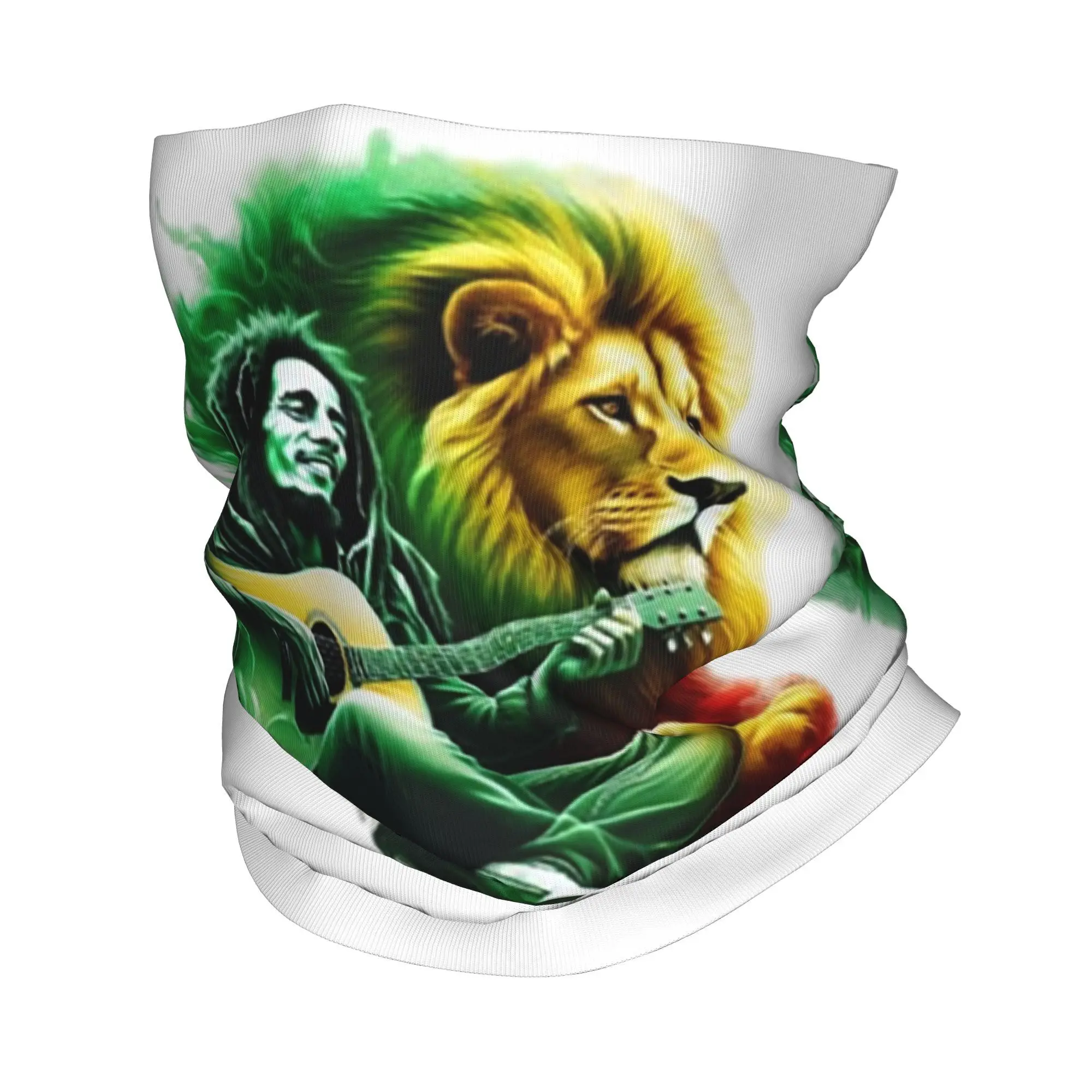 

Bob Marley One Love Bandana Neck Cover Printed Wrap Mask Scarf Multifunction Headwear Running Unisex Adult All Season