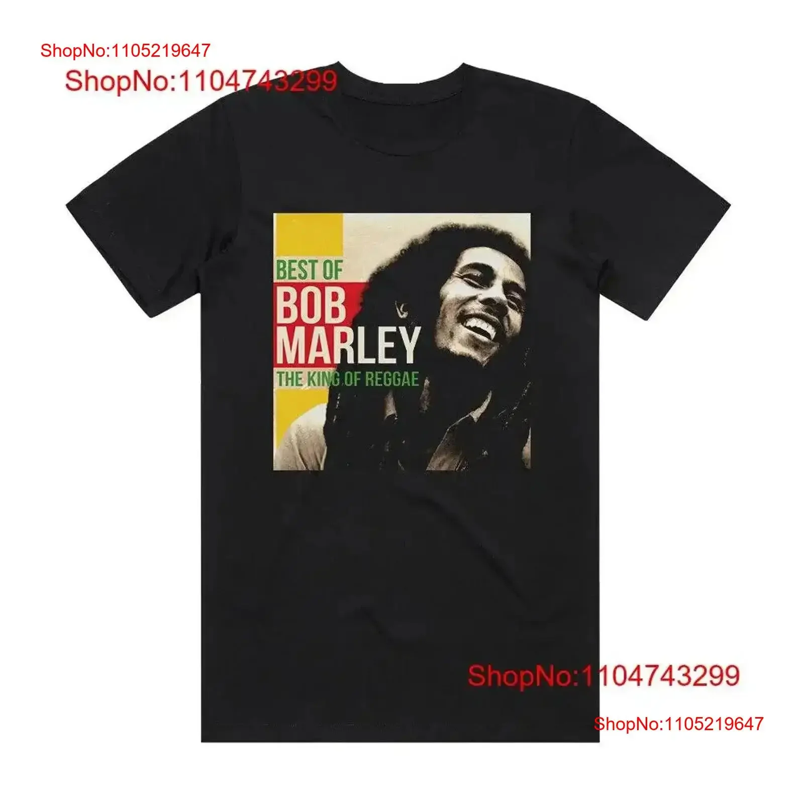 Best Of Bob Marley The King Reggae Essential T Shirt Exodus Legend Catch A Fire vintage Washed Versatile homme Soft vintage