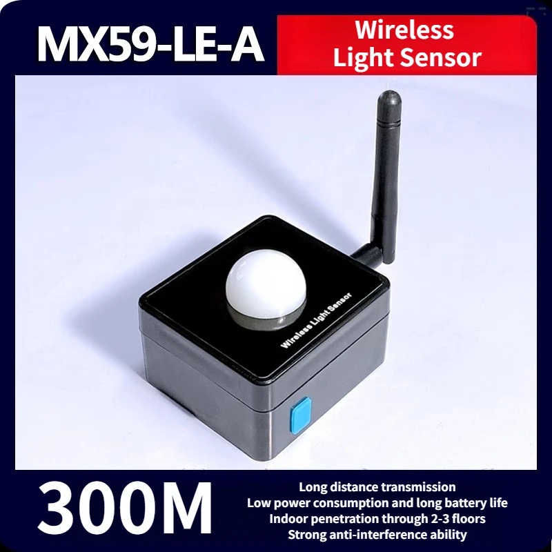 

300M MX59 Wireless Light Sensor Industrial Light Intensity Acquisition Light Illuminometer Measuring Instrument