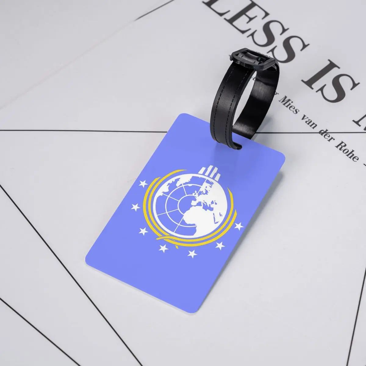 

Бирка для багажа Into Hell Liberty Diving Earth, аксессуар для чемодана, идентификационная этикетка для путешествий, держатель для багажа, именная бирка