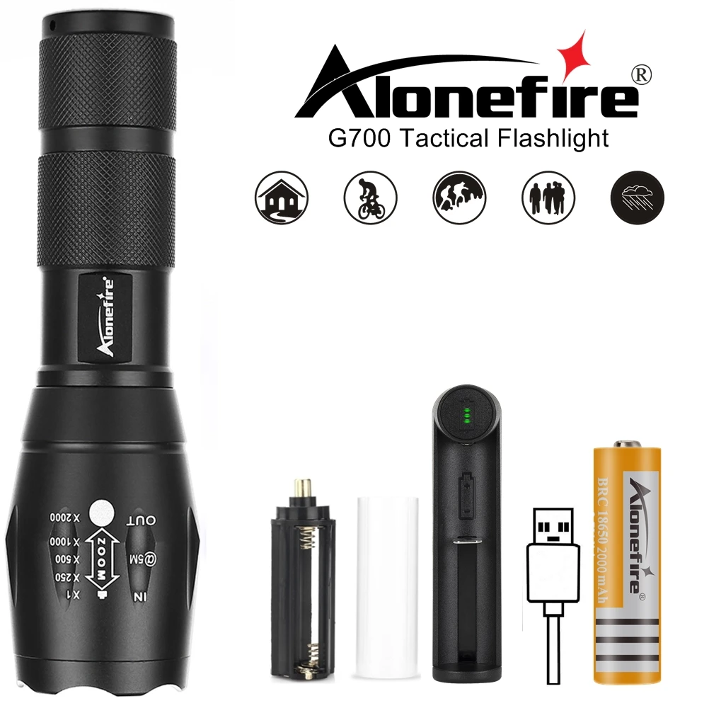10W Zoom latarka LED duża moc Camping polowanie wędkarstwo praca dom na zewnątrz piesze wycieczki wspinaczka przygoda oświetlenie nocne lampa latarka
