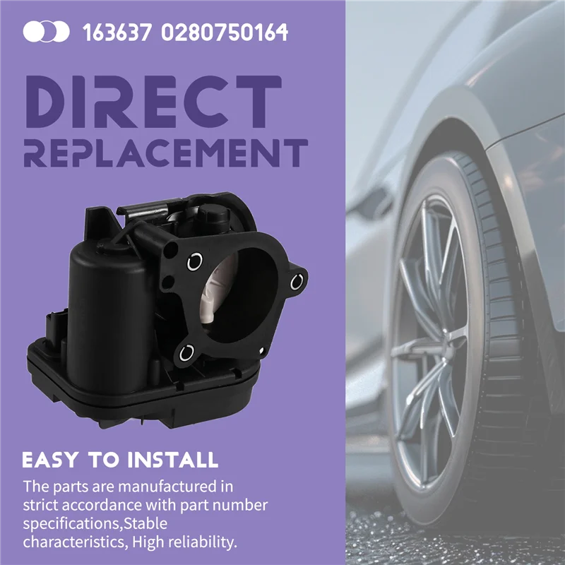 

Car Air Throttle Body Auto Accessories 163637 0280750164 For 206 207 307 308 Citroen Berlingo C2 C3 16V 1.6