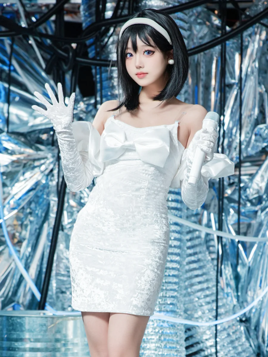 

Anime Role Play Cosplay Costume Sua White Dress Halloween Carnival Party Fancy Outfit Stage Performance Costumes Gown