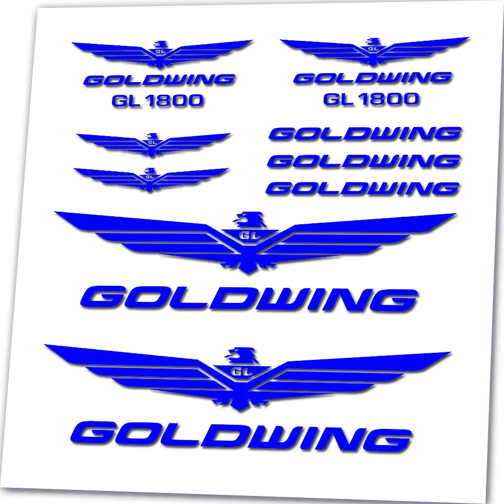 For Honda Goldwing Vinyl Sticker Decal Set replacement GL 1800 Motorbike gold wing