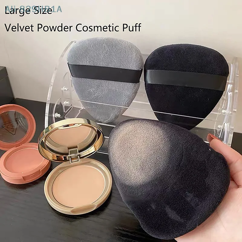 1 Stuk Grote Druppel Vorm Fluwelen Poeder Cosmetische Bladerdeeg Vrouwen Zachte Make-Up Spons Foundation Crème Schoonheid Make-Up Poeder Tools