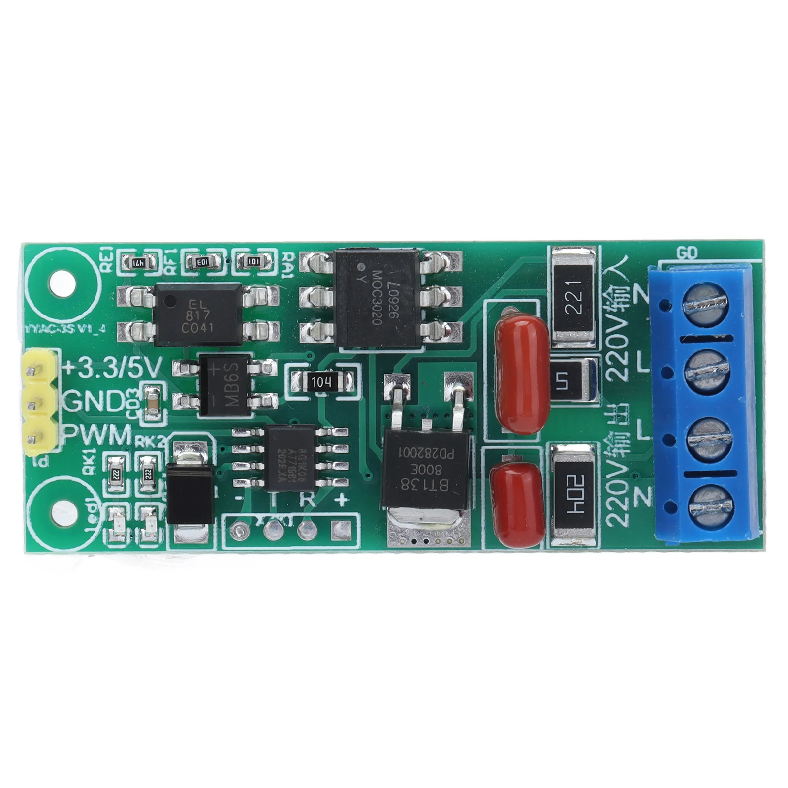 PWM لوحة التحكم وحدة تحكم الجهد ، رقاقة واحدة الحواسيب الصغيرة ، وحدة التحكم في الطاقة ، AC220V ، YYAC- 3S