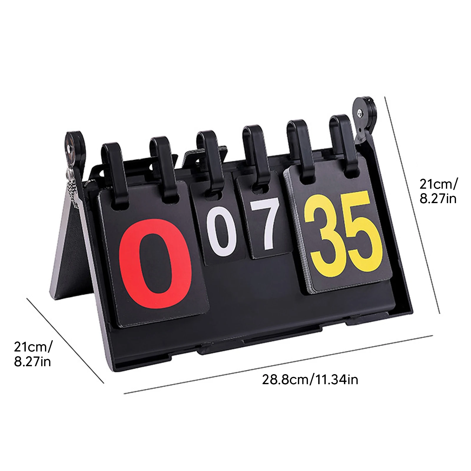 Convenient Folding Scoreboard Waterproof Score Flipper with Large Numbers for Volleyball Ping Pong Cornhole Baseball Games - view 5
