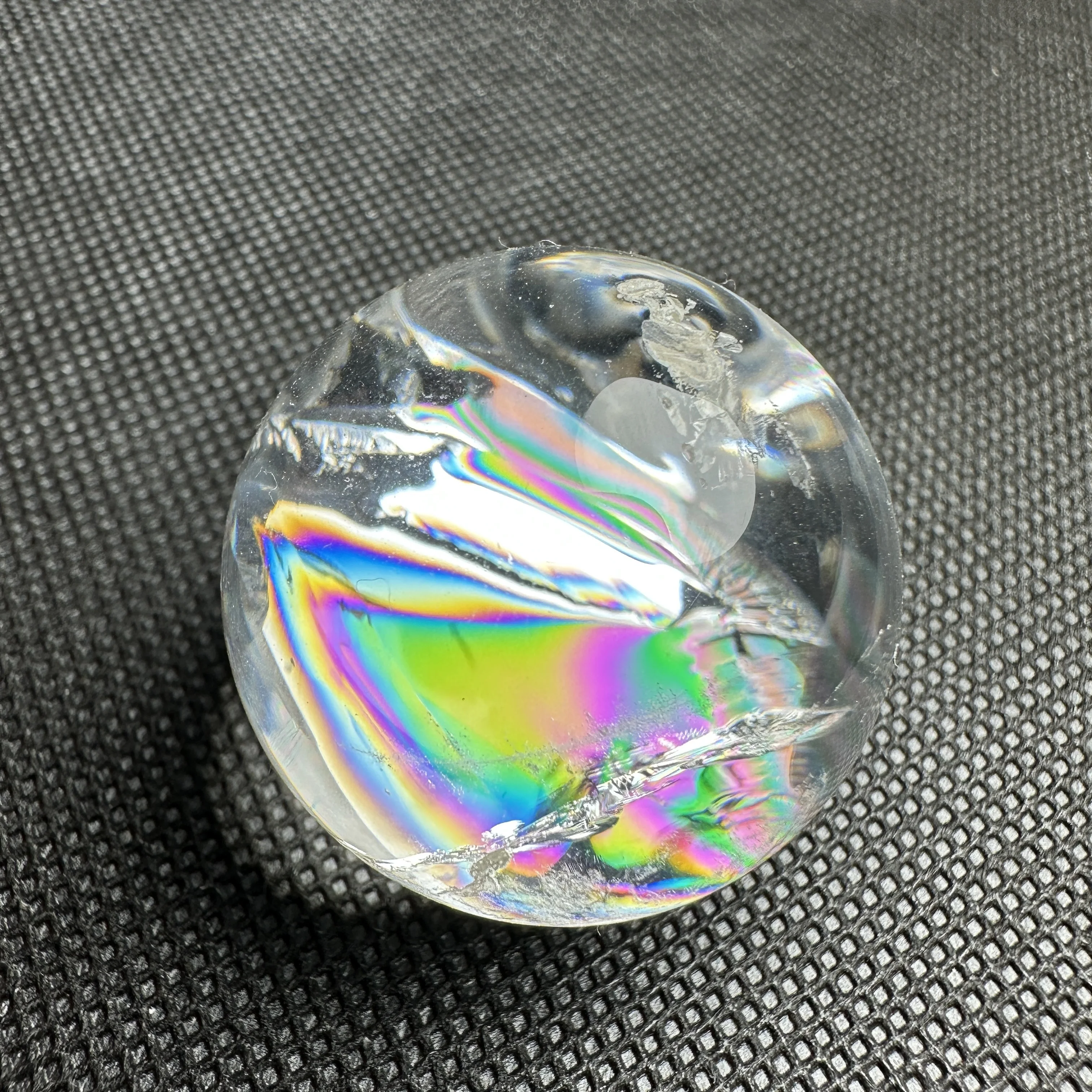 

Natural Stone Clear Quartz White Crystal Ball Rainbow Quartz Sphere Polished Rock Reiki Healing