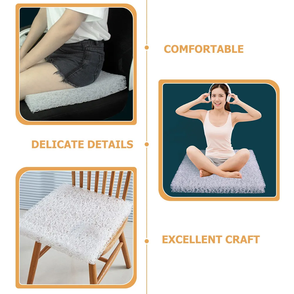 Breathable Seat Cushion Summer Fiber Honeycomb Chair Cushion Indoor Outdoor Seat Pad Comfortable Seating Mat for Kitchen Car