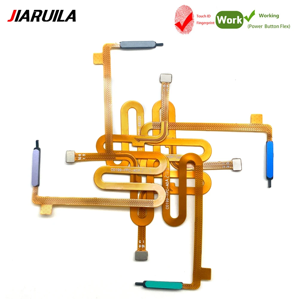 Fingerprint Sensor Home Return Key Menu Power Button Flex Cable For Infinix Note 10 Pro Note 12 Pro 5G Note 10 Note 12 Pro 4G