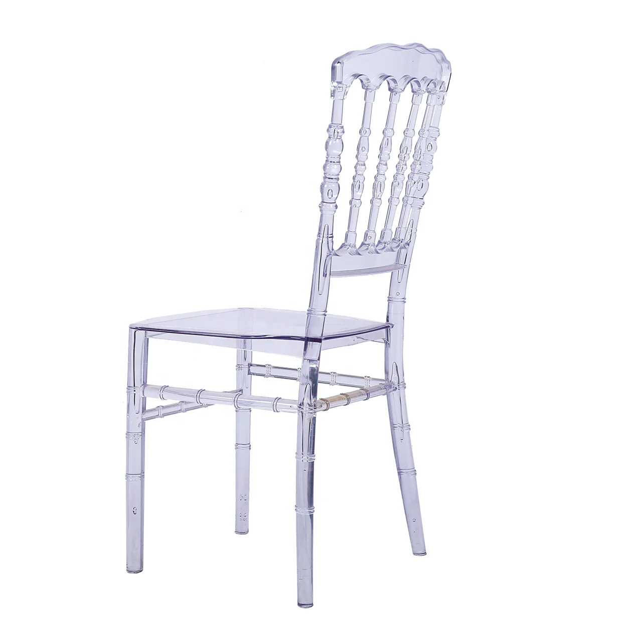 Wholesale Transparent Acrylic Napoleon Castle Chair Acrylic Wedding Event Chiavari Chair