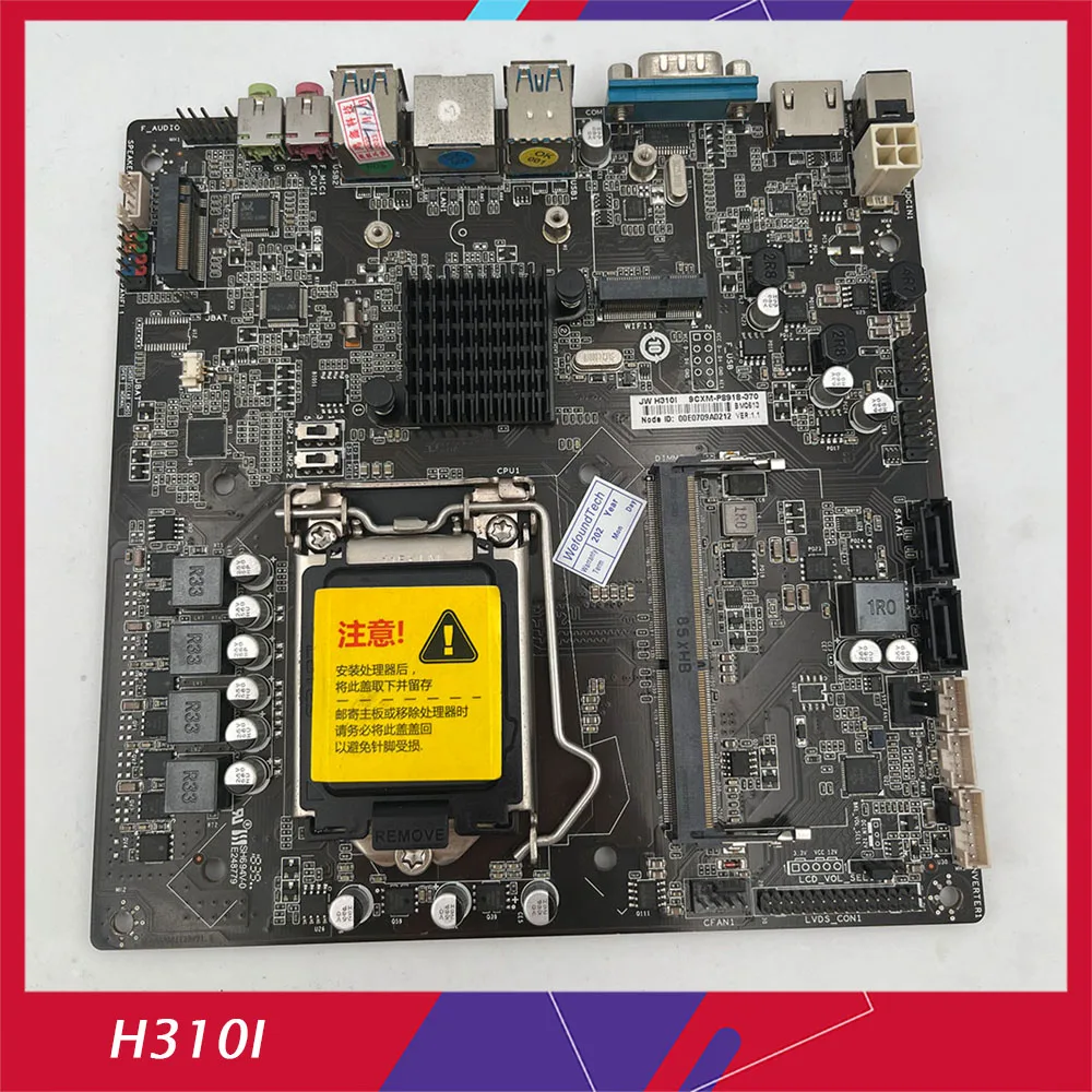 

Original All-in-One Motherboard For JW H310I LGA1151 Support 8-9 Generation CPU ITX Perfect Test Good Quality