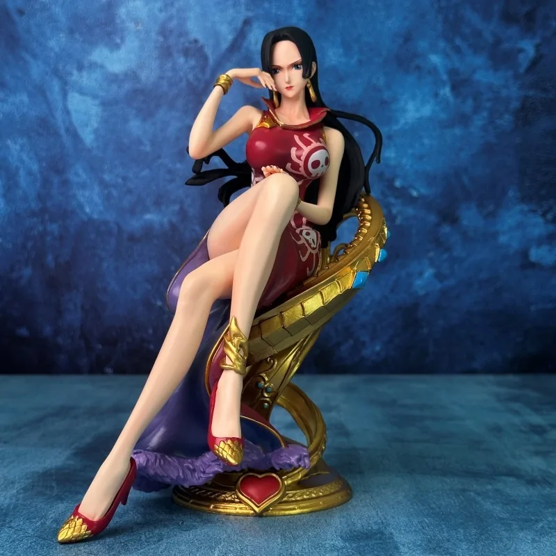 

One Piece Handmade Jt Sofa Empress Boya Hancock Statue Anime One Piece Surrounding Beautiful Girl Ornament Model Genuine