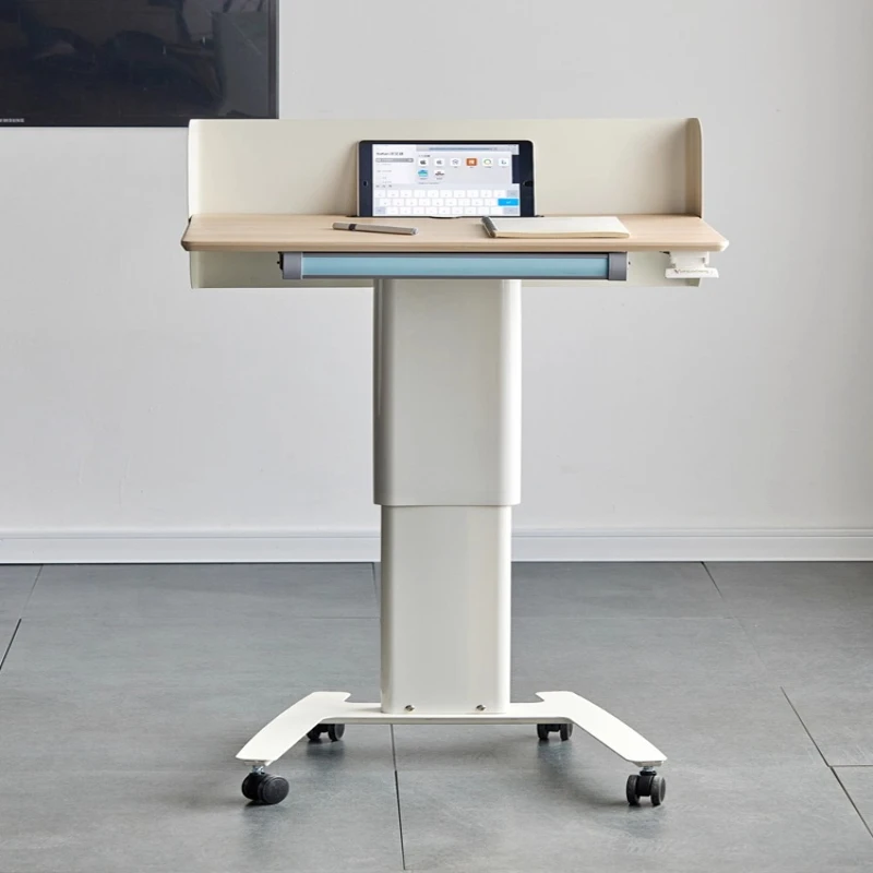 

Lifting lectern lectern Modern simple classroom Meeting room Movable small Table Presiding lectern